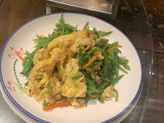 虾酱鸡蛋炒扁豆-燕郊烧鸽子(广安路店)