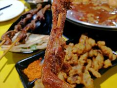 -老红桥炸灌肠牛肚锅烧烤(定福庄店)