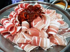 五花肉肥牛三吃锅-韩食汇