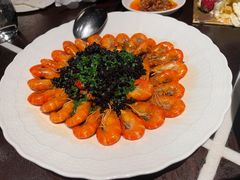 干菜蒸河虾-杭州西子湖四季酒店·金沙厅