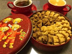 咖啡牛油小花二味-香港珍妮曲奇聪明小熊饼干(迪美购物中心店)