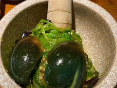擂辣椒皮蛋拌茄子-炊烟小炒黄牛肉(东庆街店)