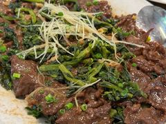 菜心干蒸牛花肉-天然居(伦教店)