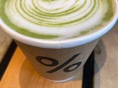 抹茶拿铁-% Arabica阿拉比卡咖啡烘焙工坊