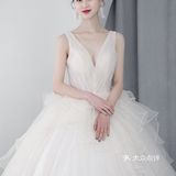 可爱又俏皮 🧚超仙双肩吊带婚纱来啦 