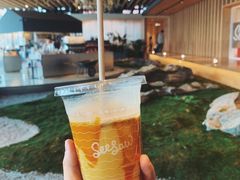 金瓜绵绵燕麦奶-Seesaw Coffee(朝阳大悦城店)