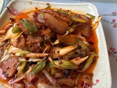 青蒜回锅肉-良泉足疗