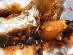 -清真马乐贝腊牛肉蛋黄菜夹馍(马蓉洒金桥店)