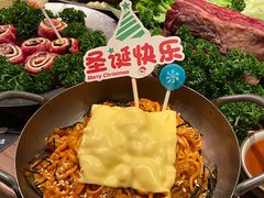 火辣辣起司鸡面-烧肉达人•炭火烧肉(新天地店)