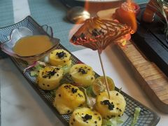 和风玉子豆腐-蜜桃花开·中西融合菜E&W(南长街店)