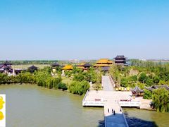 在药师佛塔上看全寺-古寿圣寺