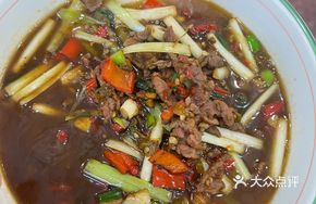 Leek and Beef Noodles