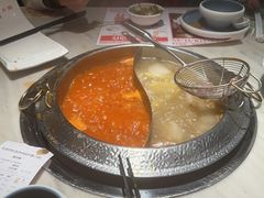 日光番茄牛骨鸳鸯锅底-左庭右院鲜牛肉火锅(桥北印象汇店)