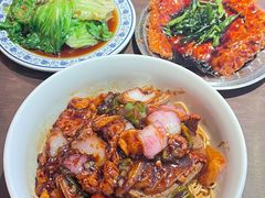 鲜切牛肉虾仁拌面-王繁星面馆(西安熙地港店)