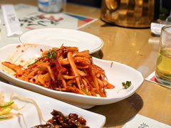 明太鱼拌桔梗-海兰江石锅饭(水上店)