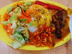 咖喱鸡腿饭-济南大学-第8食堂