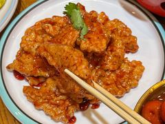 -东来菜馆•手抓海鲜家常菜•海鲜锅贴(鸽子窝店)