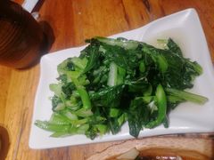 素炒菜心-老滇山寨•云南特色菜•地方菜•民族风情歌舞表演(金碧店)