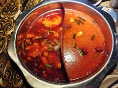 特色麻辣拼木瓜番茄锅-重庆锦火锅(惠福东路店)