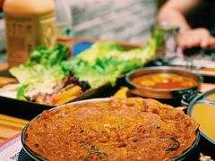 泡菜饼-青瓦炭韩潮烤肉(花园道店)