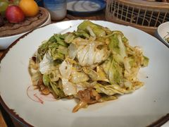 花蚬子炒牛心菜-顺承小院儿