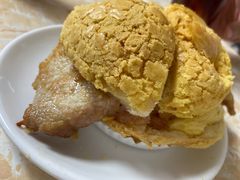 猪扒蛋菠萝包-沙溪兄茶餐厅