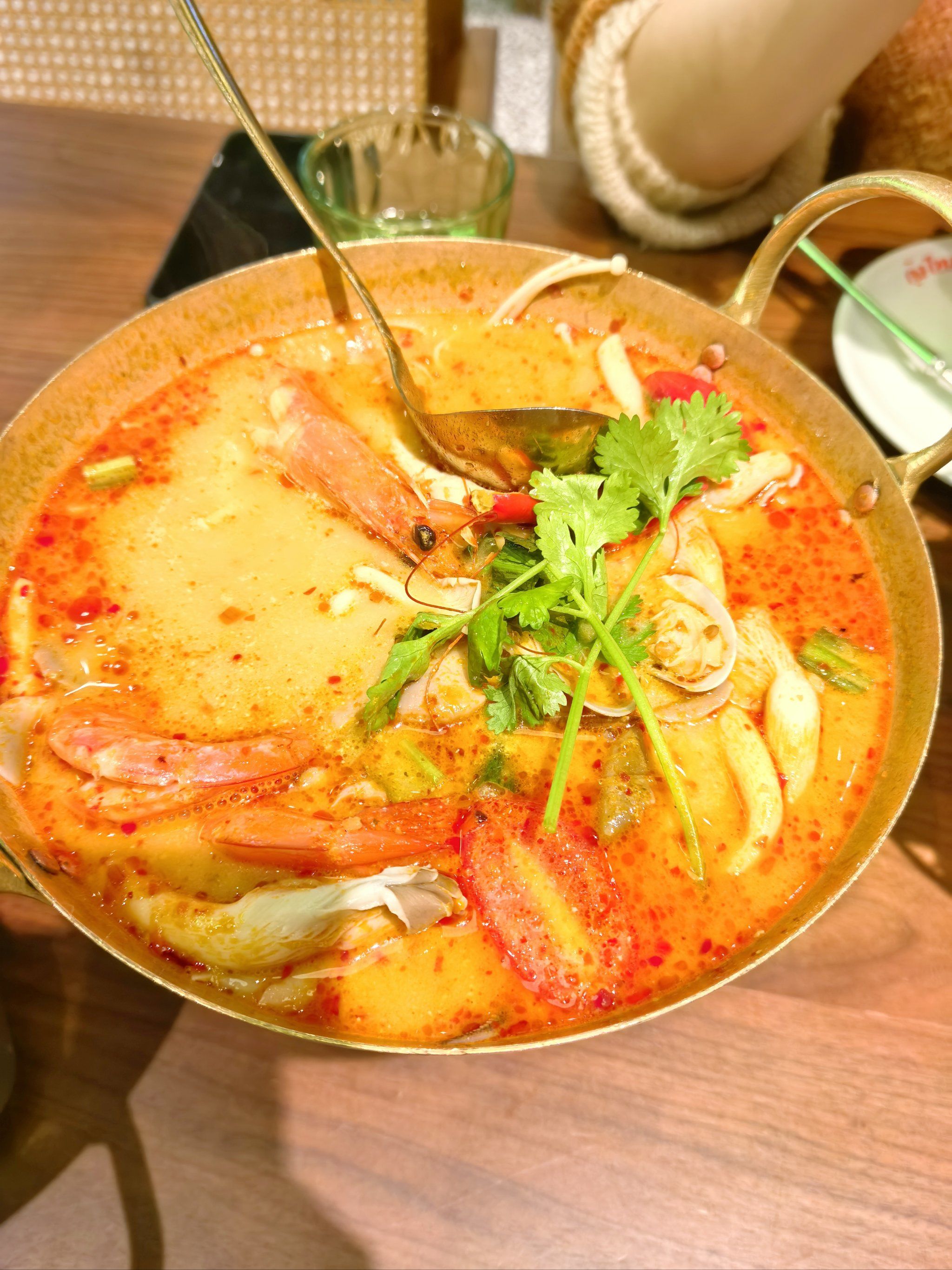 「大虾泰泰(万悦城店)」冬阴功海鲜汤很鲜