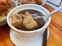 茶树菇排骨汤-红猪卤肉饭(大西洋美食城店)