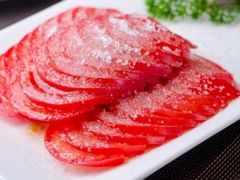 糖拌番茄-家烧面馆【南山路知名经典面食】