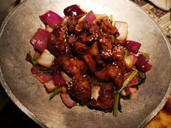蒜香蜜汁排骨-绿茶餐厅(同成街华联店)