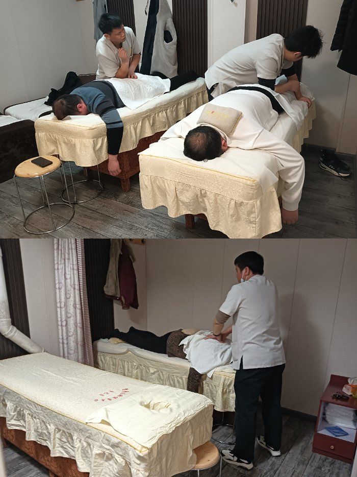 盲人按摩手法很专业,他们不像别人用眼睛感