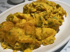 刺嫰芽煎土鸡蛋-关东小磨东北菜(漕河泾印象城店)