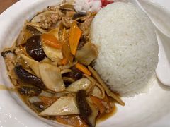 双菇肉片饭-阳阳中国饭(北京荟聚店)