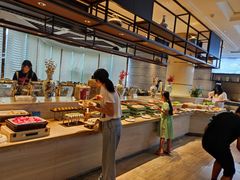 自助取餐区-华信天港禧悦酒店·浩自助餐厅(宁波奉化万达广场店)