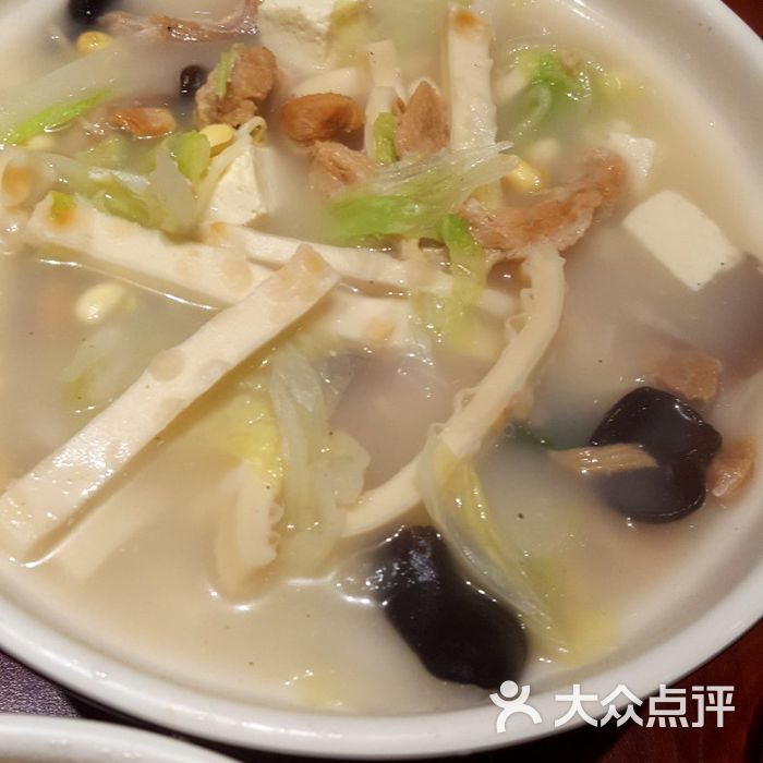 郑庄脂渣 白菜精渣烩饼