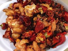 干煸鸡块-满口香饭店