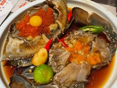 -草家酱蟹炭火烤肉店(珲春南路一店)