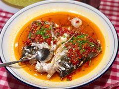 老坛剁椒蒸鲜活鱼头-老湘村·湖南土菜(天河维多利店)