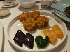 山楂汁高丽酥虾球-金悦轩海鲜酒家(拱北店)