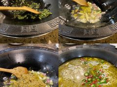 炒锅底的过程-鲜椒鱼·雅安地标性美食