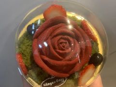 掌心玫瑰外带冰淇淋杯-哈根达斯(滨江店)