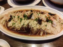 靓虾金针菇-粗茶淡饭·隐庐私厨(东亭店)