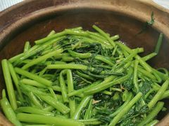 啫啫虾酱空心菜-熠盛粤味(永康路店)