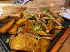 铁板土豆-老胖串店(浆水泉路店)