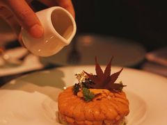 北海道海胆意大利烩饭-wann lounge 低温慢煮牛排·清吧