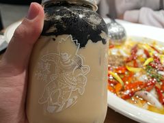 黑白啵啵蹦奶茶-太二酸菜鱼(长沙IFS国金中心店)