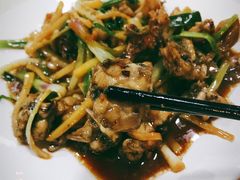 姜葱炒田鸡-老字号蛇口德记烧腊饭店·海鲜加工