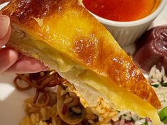 爆浆榴莲披萨-晶丽香榭自助餐(南京大饭店)