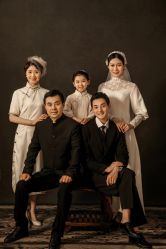 -时光纪亲子全家福照相馆(静安店母女写真父母纪念照)