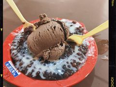 红豆炼乳刨冰-铁真·刨冰红焖羊肉·正宗老字号